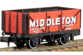 NR-7009 Middleton Colliery 7 Plank Wagon - N Gauge